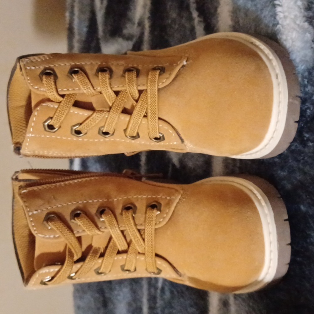 Thereabouts Toddler Boys Lil Luke Flat Heel Hiking Boots - Picture 4 of 8